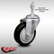 Service Caster 4 Inch SS Black Polyurethane Wheel Swivel 3/8 Inch Threaded Stem Caster SCC SCC-SSTS20S414-PPUB-BLK-381615 - alternate 2